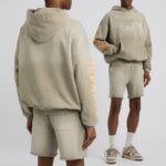 Custom vintage washed heavyweight hoodie