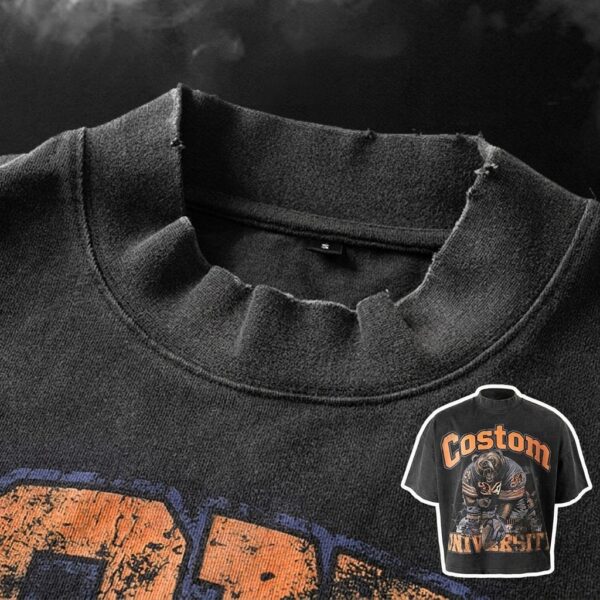 Custom oversized acid washed distressed t shirt