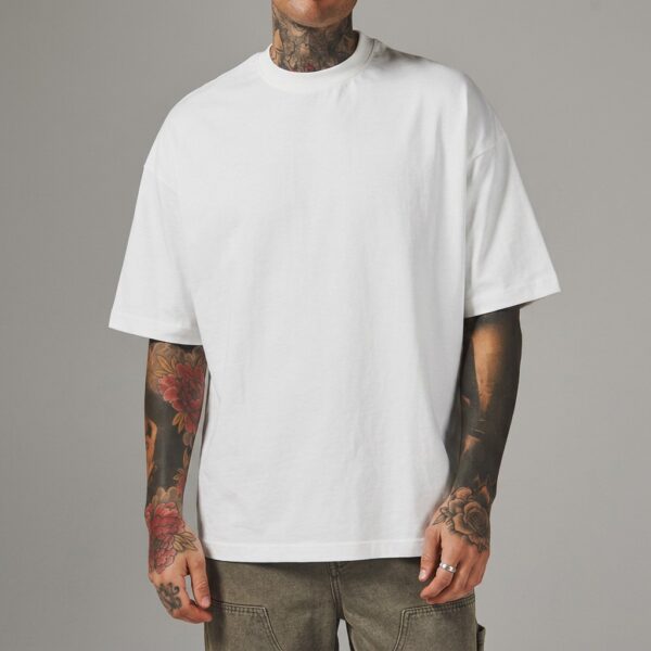 Custom boxy fit t shirt front view