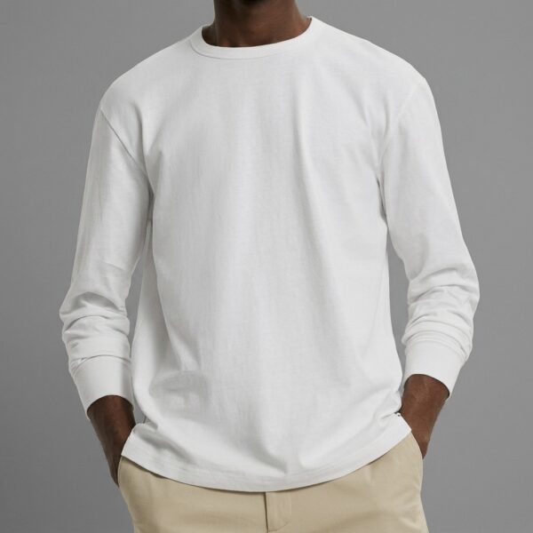 Custom heavyweight long sleeve t shirt