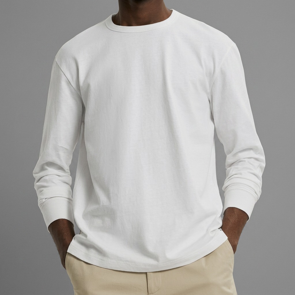 Custom heavyweight long sleeve t shirt