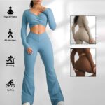 Custom women's long sleeve yoga set