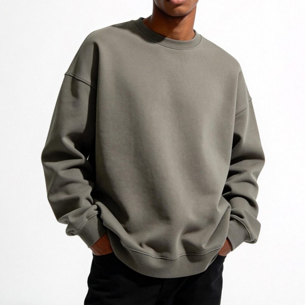 Custom oversized crewneck sweatshirt