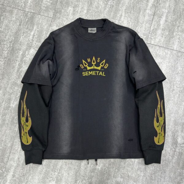 Vintage distressed t shirt front view