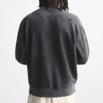 Vintage washed sweatshirt back view
