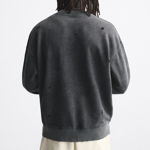 Vintage washed sweatshirt back view