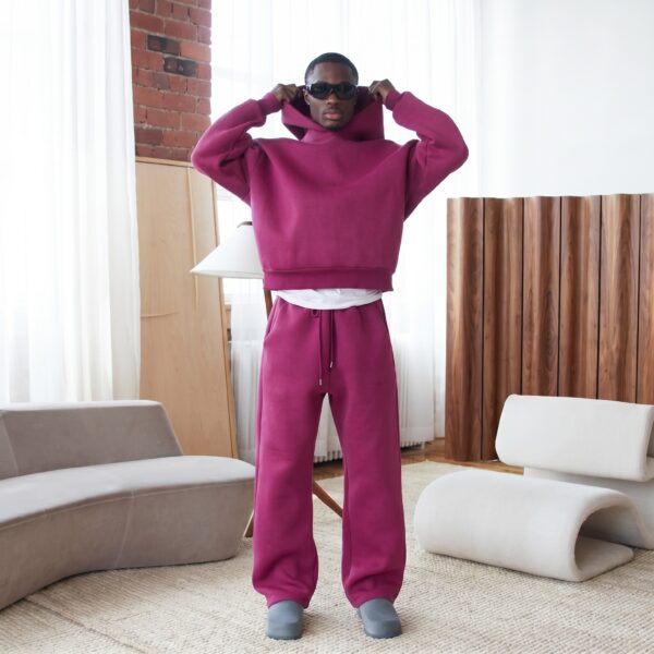 Custom Heavyweight Hoodie and Sweatpants Set OEM Manufacturer