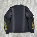 Boxy fit double layer t shirt back view