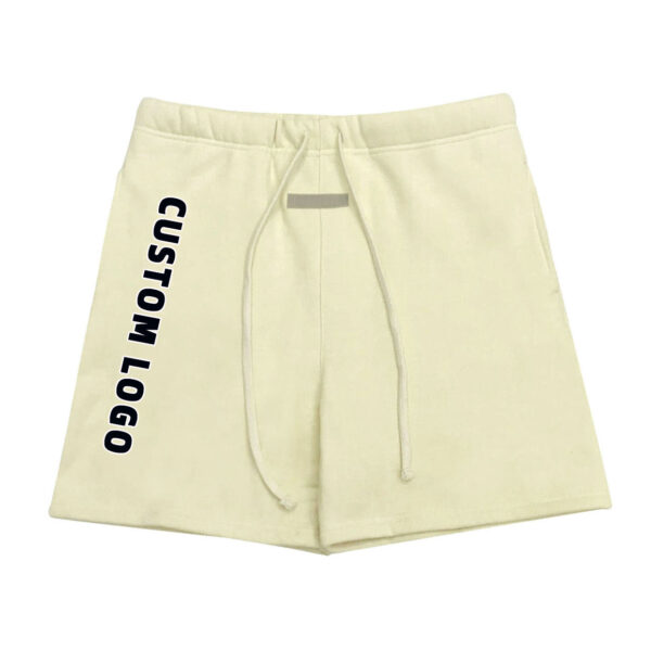 Custom logo shorts product view