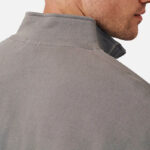 Quarter zip collar detail