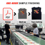 Custom streetwear t shirt OEM service