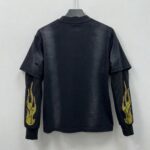 Double layer t shirt back view