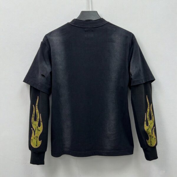 Double layer t shirt back view