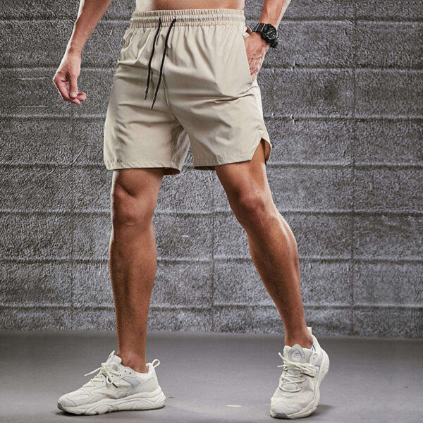 Men training shorts front view