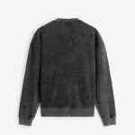 Vintage washed crewneck sweatshirt flat lay