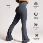 High waist yoga pants side view