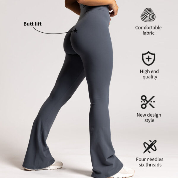 High waist yoga pants side view